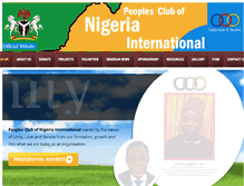 Tablet Screenshot of peoplesclubnigeria.org